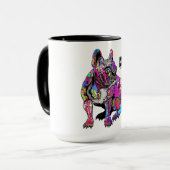 Colorful French bulldog Mok (Voorkant links)