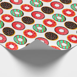 Colorful Frosted Donuts Cadeaupapier