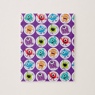 Colorful Fun Abstract Pattern Kinder Monsters Legpuzzel