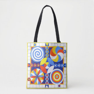 Colorful, Fun and Playable Game Board Tote Bag