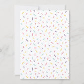 Colorful Fun playful birthday cake Kaart (Achterkant)