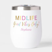 Colorful Funny Midlife Good Vibes 50e anniversaire (Avant)