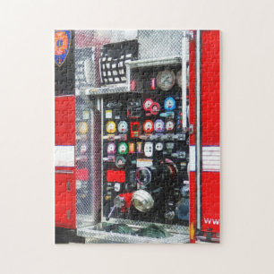 Colorful Gages on Fire Truck Legpuzzel