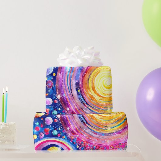 COLORFUL GALAXY CADEAUPAPIER (Feestgeschenken)