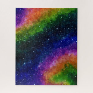 Colorful Galaxy Challenging Jigsaw Puzzle