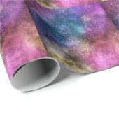 Colorful Galaxy Pattern Cadeaupapier (Rol Hoek)