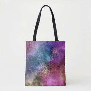 Colorful Galaxy Pattern Draagtas