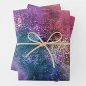 Colorful Galaxy Pattern Inpakpapier Vel (In situ)