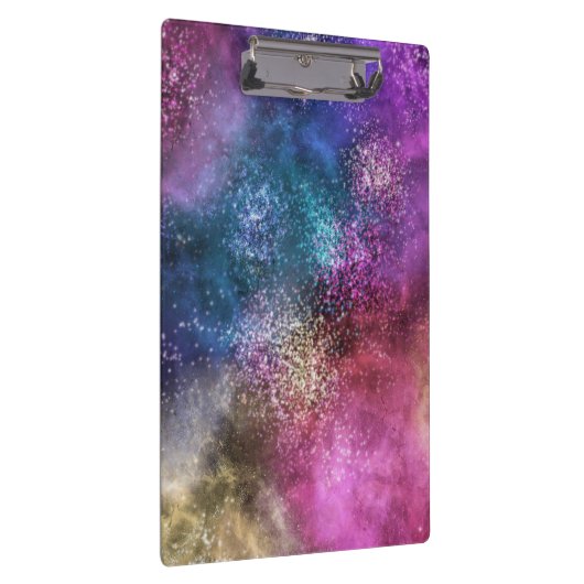 Colorful Galaxy Pattern Klembord (Rechts)
