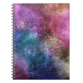 Colorful Galaxy Pattern Notitieboek (Voorkant)