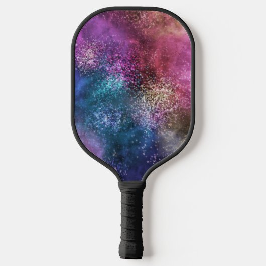 Colorful Galaxy Pattern Pickleball Paddle (Achterkant)