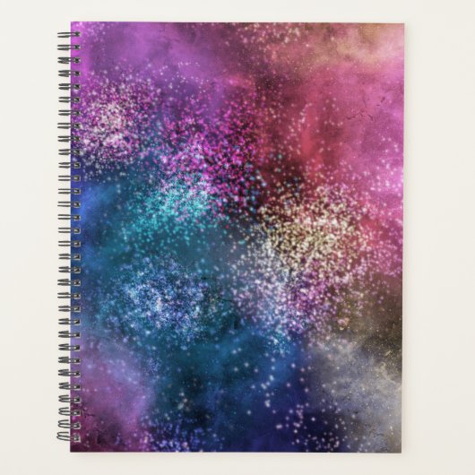 Colorful Galaxy Pattern Planner (Voorkant)