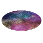 Colorful Galaxy Pattern Snijplank (Hoek)
