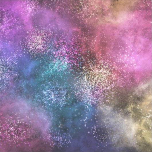 Colorful Galaxy Pattern Sticker (Voorkant)