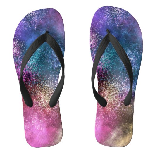Colorful Galaxy Pattern Teenslippers (Voetbed)