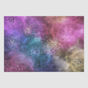 Colorful Galaxy Pattern Tissuepapier