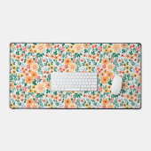 Colorful Garden Bouquet Pattern Bureaumat (Keyboard & Muis)
