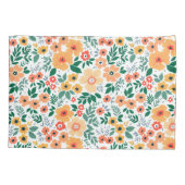 Colorful Garden Bouquet Pattern Kussensloop (Achterkant)