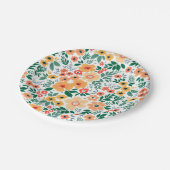 Colorful Garden Bouquet Pattern Papieren Bordje (Gekanteld)