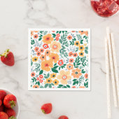 Colorful Garden Bouquet Pattern Servet (Insitu)