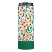 Colorful Garden Bouquet Pattern Thermosbeker (Achterkant)