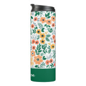 Colorful Garden Bouquet Pattern Thermosbeker (Geroteerd rechts)