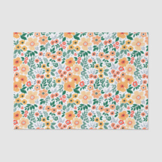 Colorful Garden Bouquet Pattern Tissuepapier