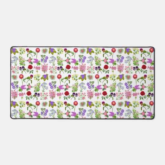 Colorful Garden Flowers Bureaumat (Voorkant)