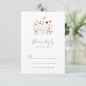 Colorful Garden wildflower RSVP (Debout devant)