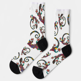 Colorful Gecko Socks Sokken