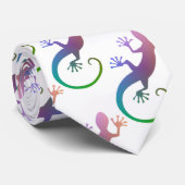 Colorful Gecko Stropdas (Opgerold)