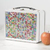 Colorful Gemstone Crystal Cluster Strings (In situ)