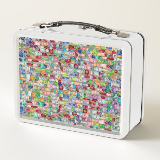 Colorful Gemstone Crystal Cluster Strings (Achterkant)