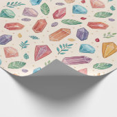 Colorful Gemstone Pattern (2) Cadeaupapier (Hoek)