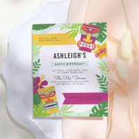 Colorful Gender Neutral Hawaiian Birthday Party