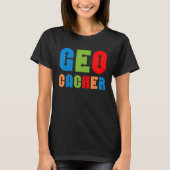 Colorful Geocacher Arrows T-shirt (Voorkant)