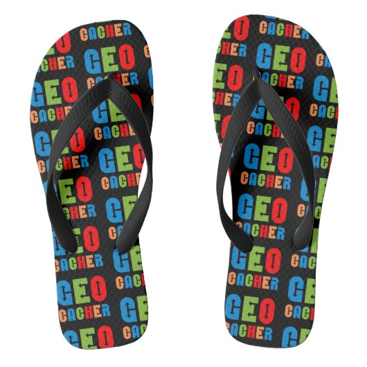 Colorful Geocacher Arrows Teenslippers (Voetbed)