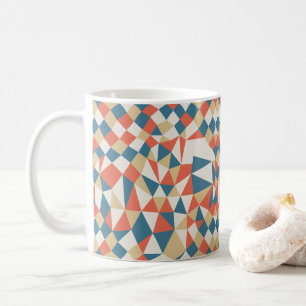 Colorful Geometric Abstract Patroon Koffiemok