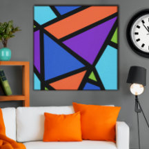 Colorful Geometric Abstracte Art