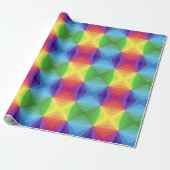 Colorful Geometric Cadeaupapier (Uitgerold)