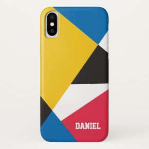 Colorful Geometric Design iPhone X Hoesje