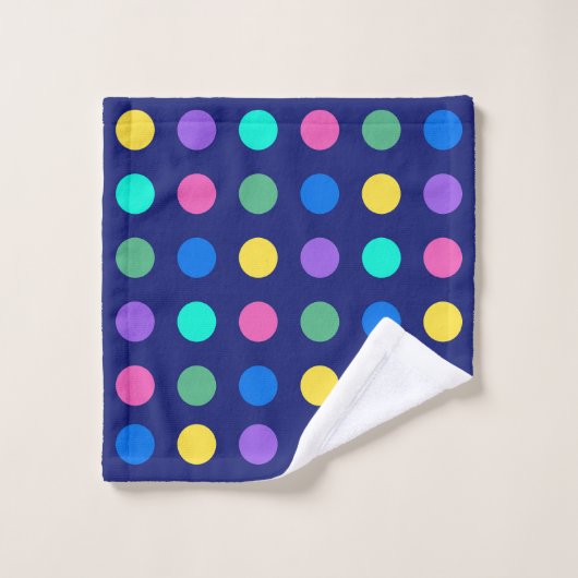 Colorful Geometric Dots (Gant de toilette)