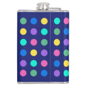 Colorful Geometric Dots Drinkware Design -  Heupfles (Achterkant)