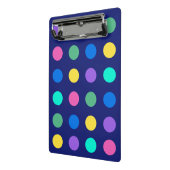 Colorful Geometric Dots Mini Klembord (Angled2)