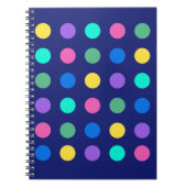 Colorful Geometric Dots Notitieboek (Voorkant)