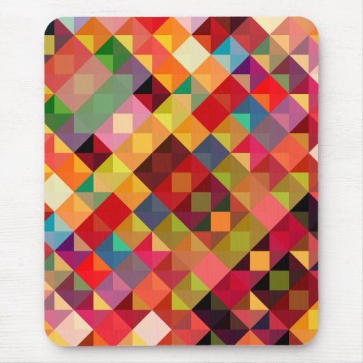 Colorful Geometric Fine Art Muismat (Voorkant)