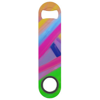 Colorful Geometric Fractals Speed Bottle Open Flessenopener