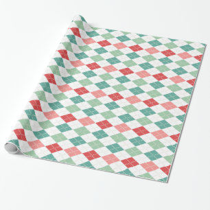 Colorful Geometric Harlequin Seamless Patroon Cadeaupapier