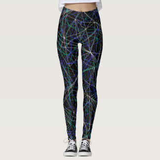 Colorful Geometric Lines Leggings