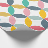 Colorful Geometric Modern Pattern Cadeaupapier (Hoek)